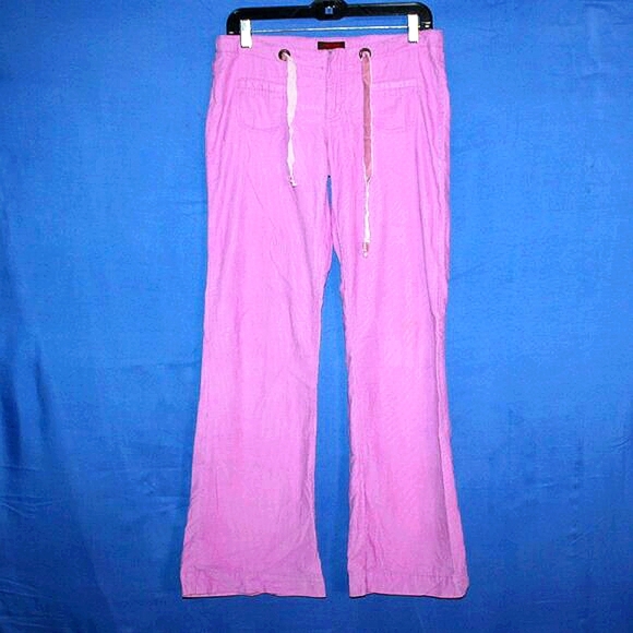Blue Asphalt Purple Corduroy Drawstring Pants - Picture 1 of 9